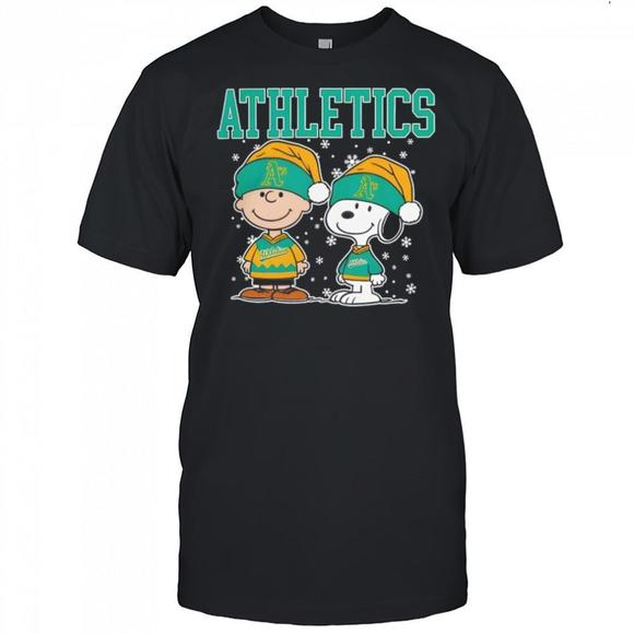 Other - Oakland Athletics Snoopy Charlie Brown Christmas Baseball Shirt